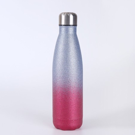 Creative gradient 304 stainless steel thermos cup Double vacuum ice paint Coke bottle outdoor portable car cup